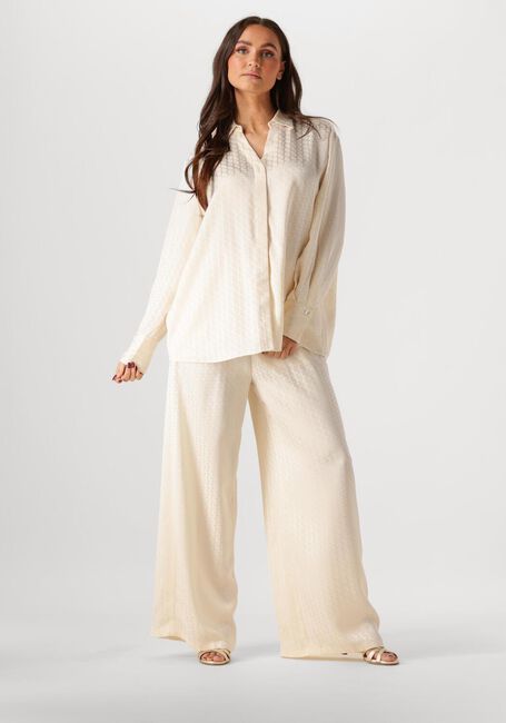 Ecru IBANA Wijde broek PALINE - large