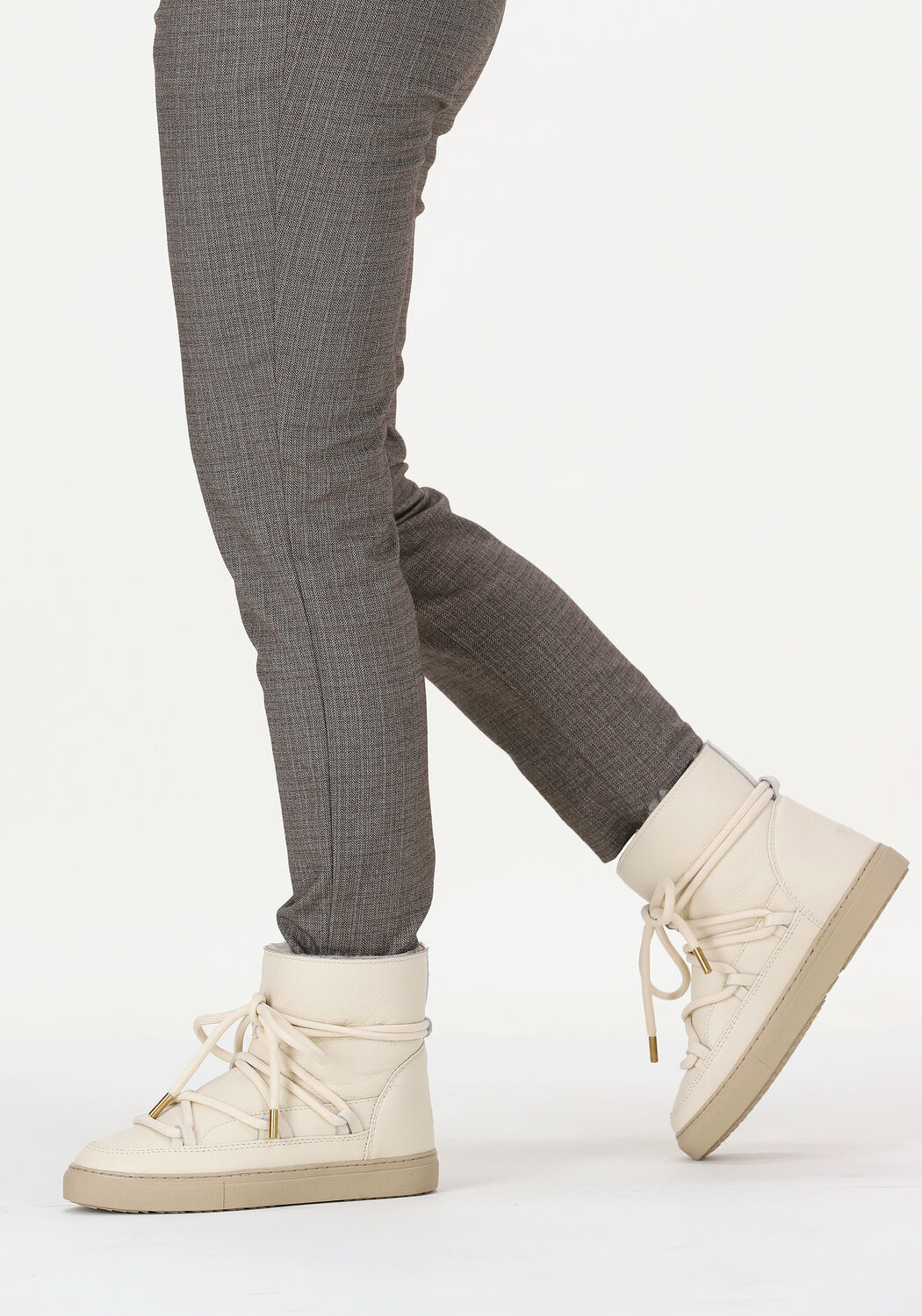 Witte INUIKII Vachtlaarzen FULL - large