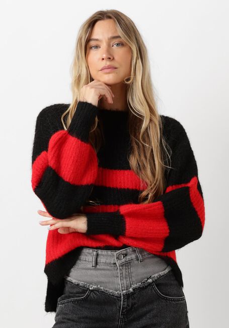 Zwarte CO'COUTURE Trui CORALEE BLOK RIB KNIT - large