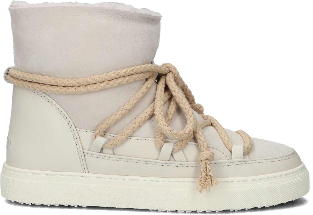 Inuikii Vachtlaarzen Dames Classic, Maat: 40, Materiaal: Suèdelook, Kleur: Wit