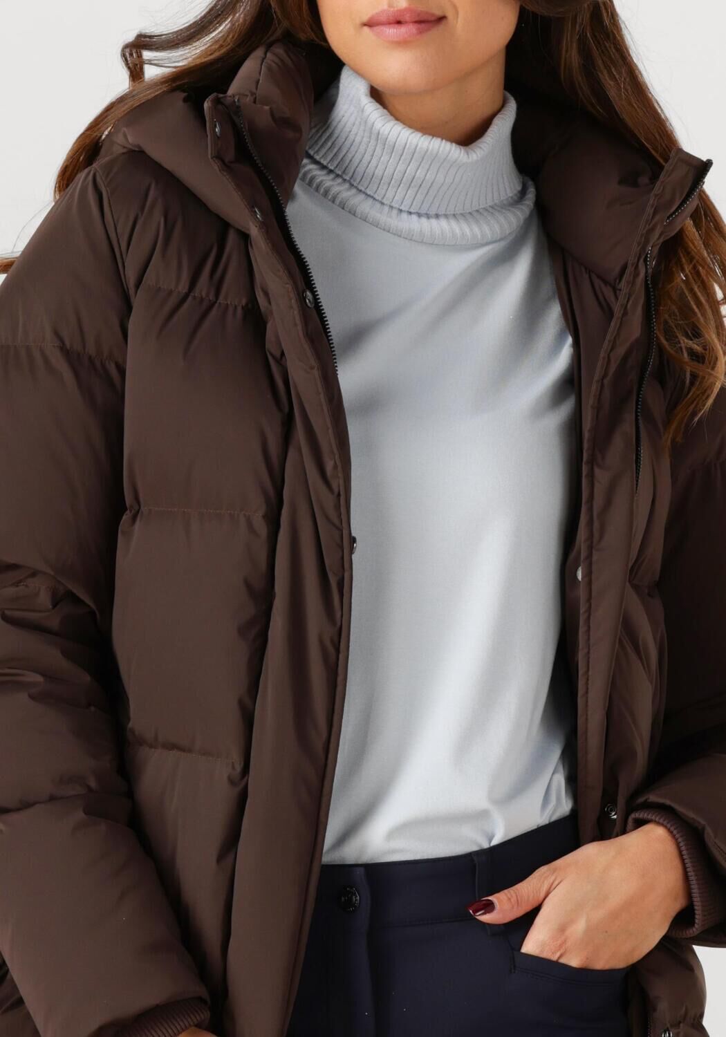 Bruine WOOLRICH Gewatteerde jas KELLY JACKET - large