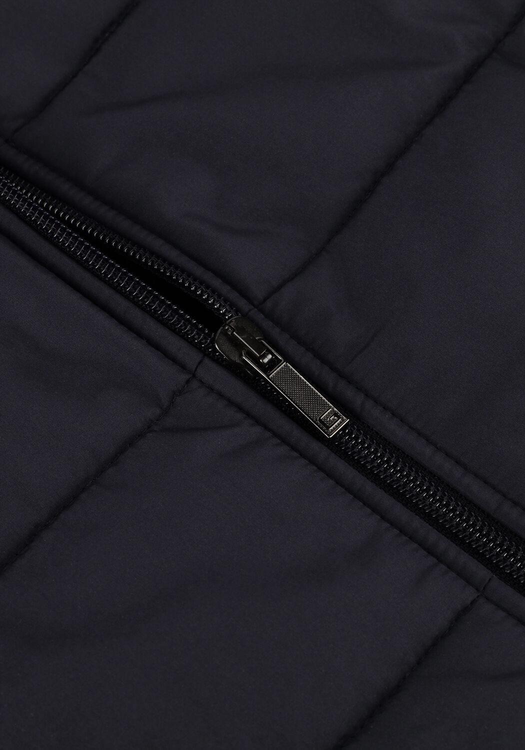 Blauwe GENTILUOMO Gewatteerde jas CARDIGAN ZIP - large