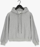 Grijze CO'COUTURE Sweater SOLID CHOPED HOODIE - medium