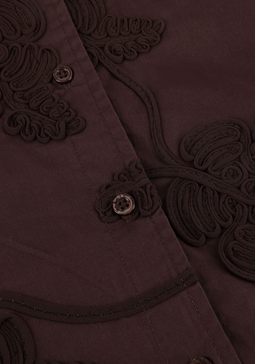 Bruine ROTATE Blouses FLOWER OVERSIZED SHIRT - large