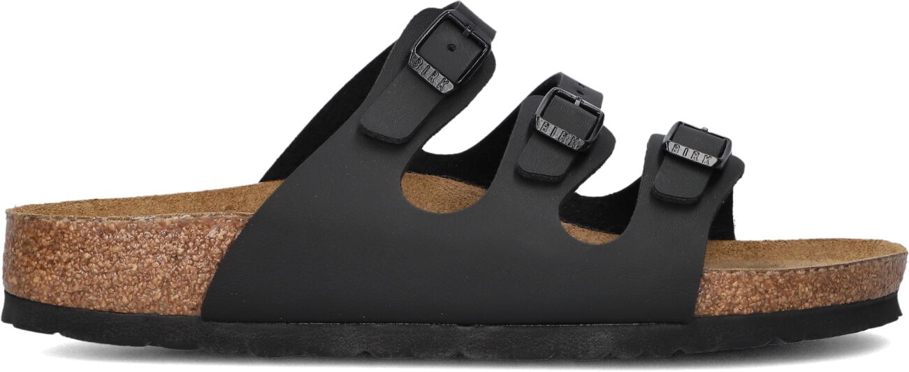 Birkenstock Slippers
Dames Soft Foodbed, Maat: 36, Materiaal: Leer, Kleur: Zwart