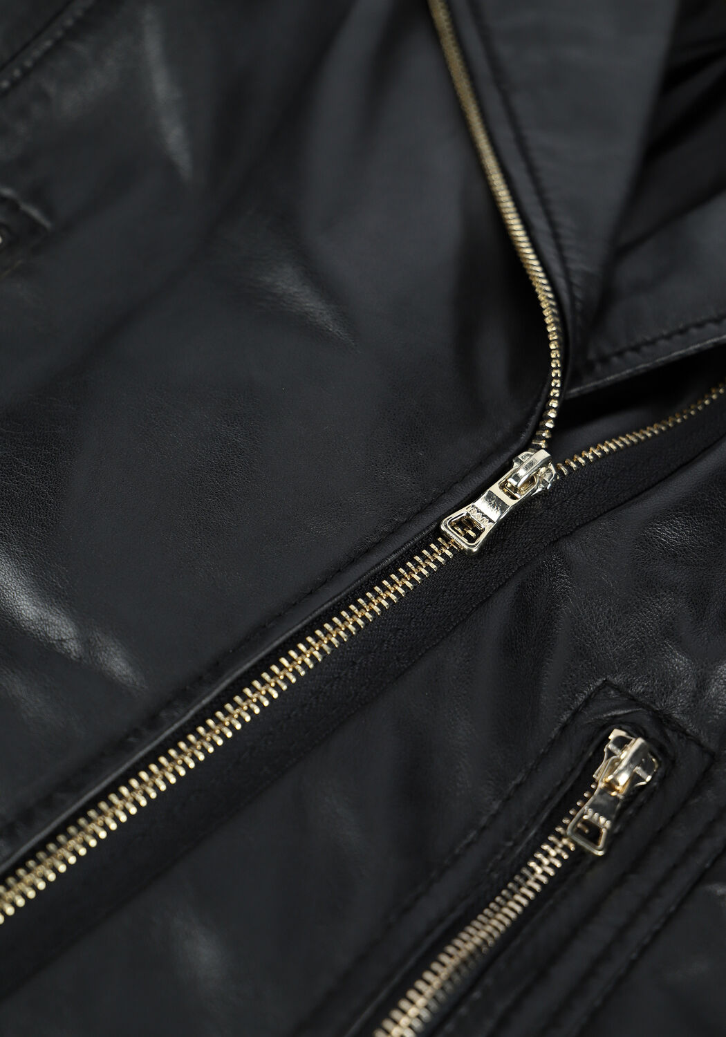 Zwarte IBANA Leren jas BEAR BLAZE - large