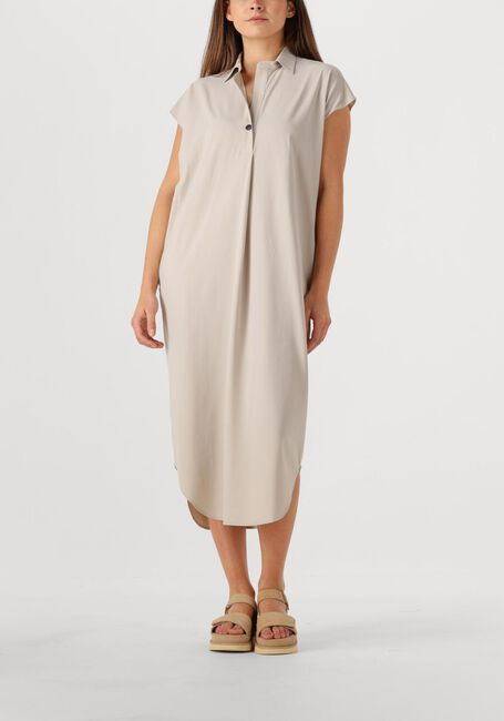 Beige PENN & INK Midi jurk DRESS - large
