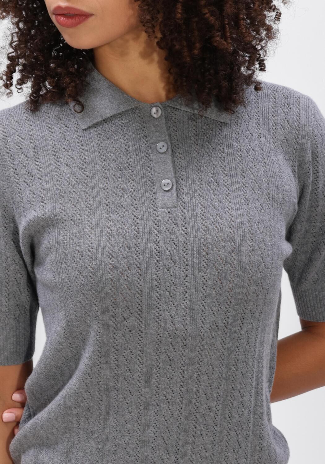 Grijze LISA YANG Trui CRISTINE SWEATER - large