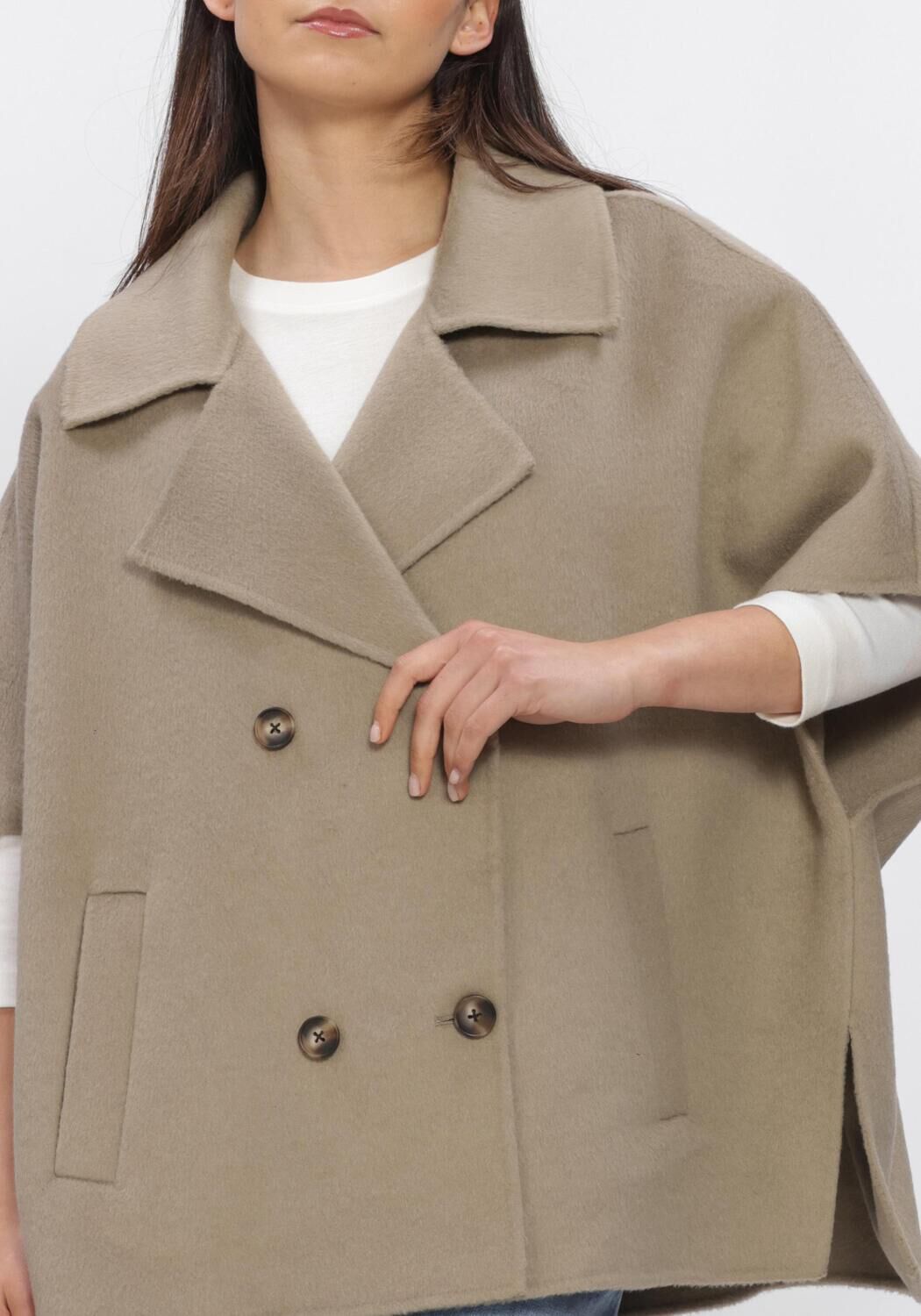 Khaki ALTER EGO Mantel ELIN - large