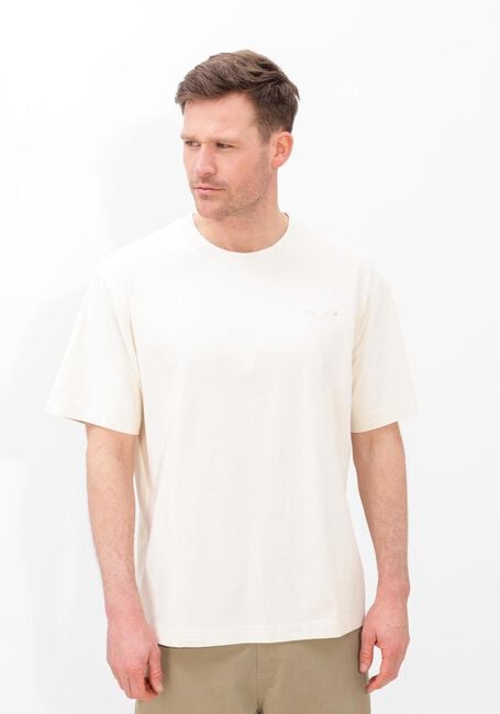 Witte OLAF HUSSEIN T-shirt RIPSTOP APPLIQUE RELAXED TEE - large