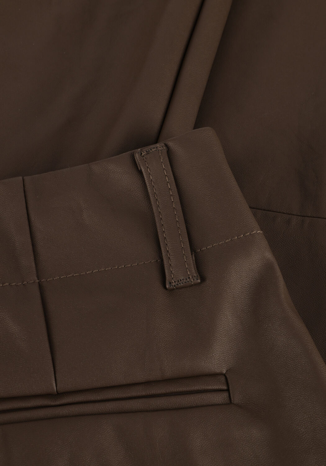 Bruine KNIT-TED Wijde broek NAOMI PANT - large