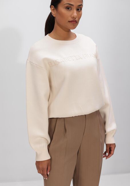 Creme ELISABETTA FRANCHI Sweater MK70Q61E2 - large