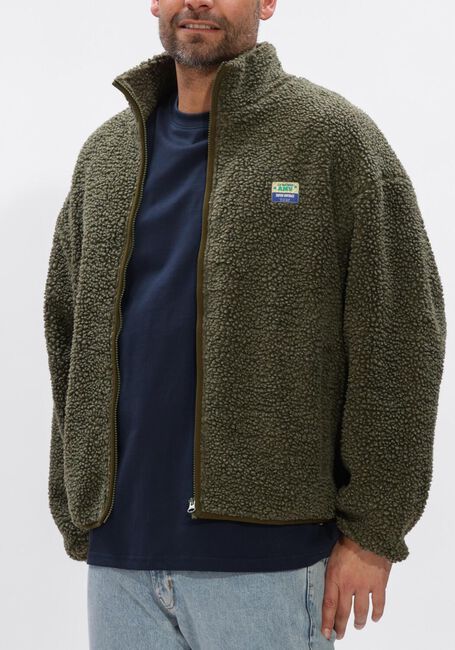 Groene AMERICAN VINTAGE Vest HOKTOWN ZIP - large