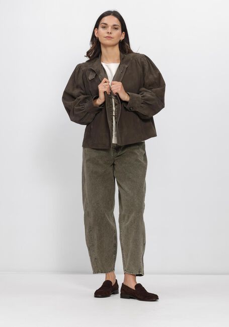 Zwarte SECOND FEMALE Jack ZONIE SUEDE JACKET - large