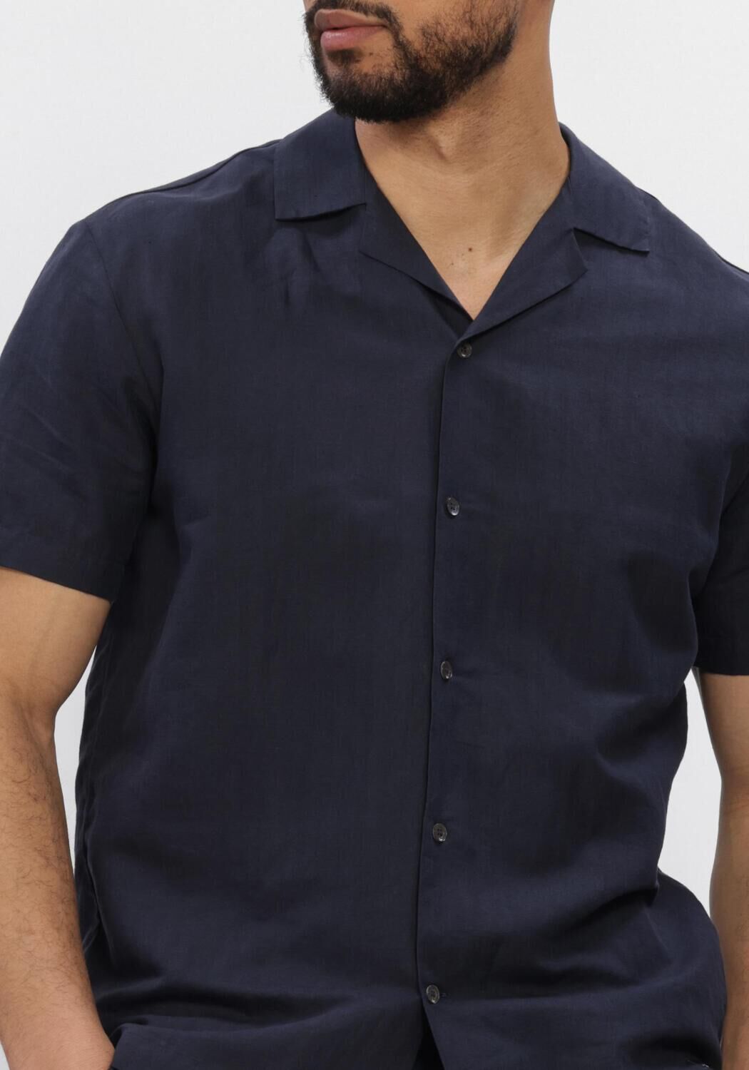 Blauwe WAHTS Casual overhemd TANNER - large