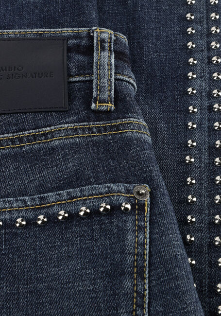 Donkerblauwe CAMBIO Wide jeans AIMEE - large