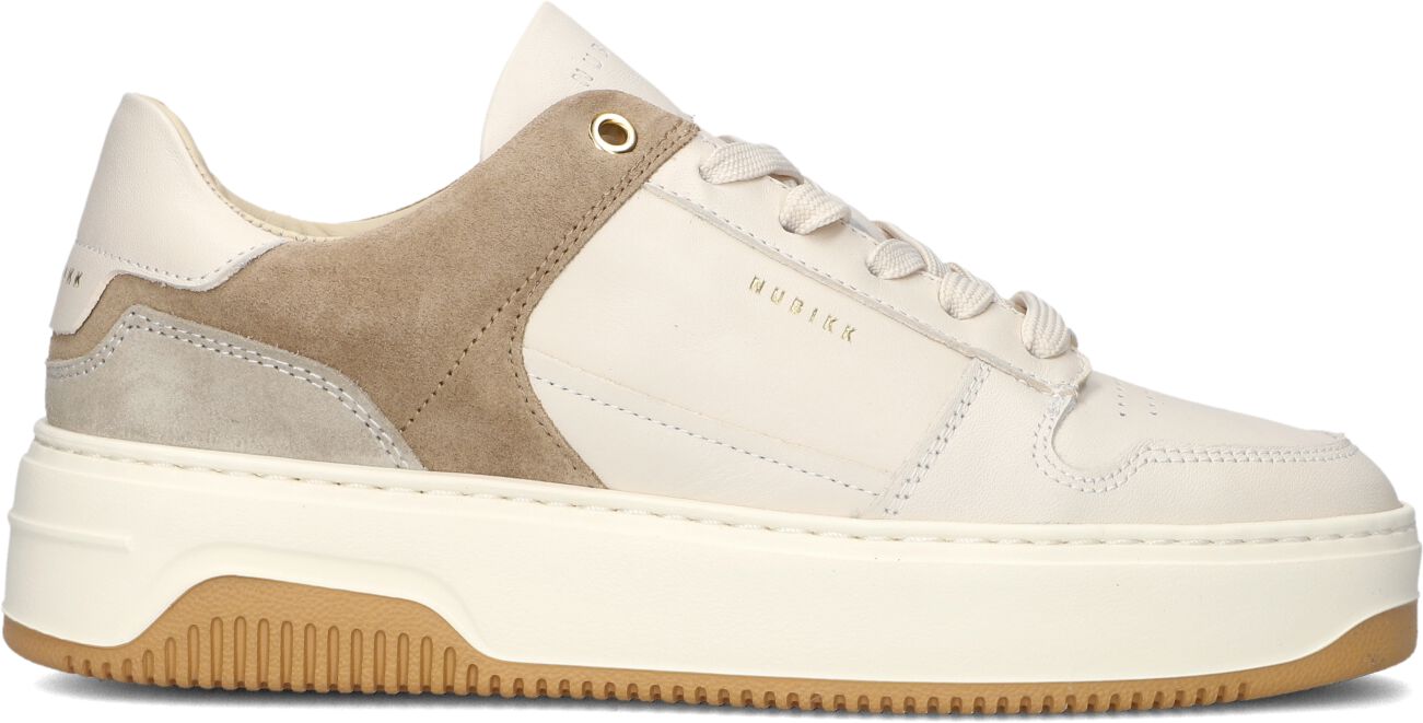 Nubikk Lage Sneakers Dames Basket Court Dames, Maat: 38, Materiaal: Leer, Kleur: Wit
