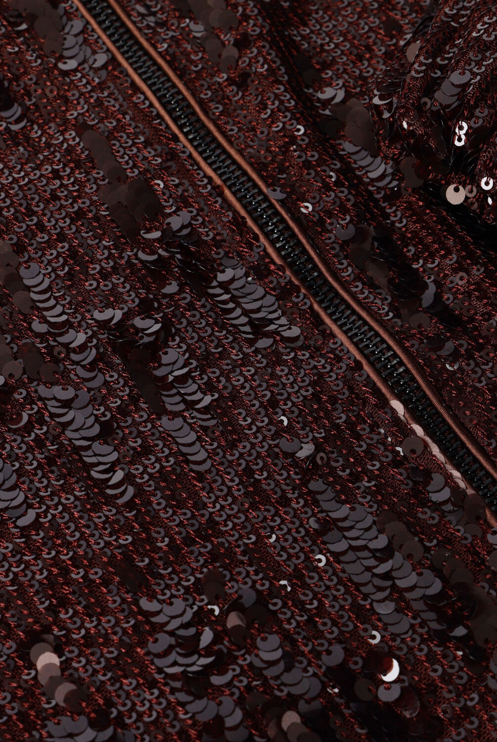 Bruine CO'COUTURE Jack SOPHIECC SEQUIN BALLOON JACKET - large