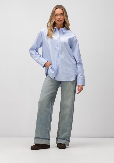 Lichtblauwe GESTUZ Blouses GZYORK SHIRT - large