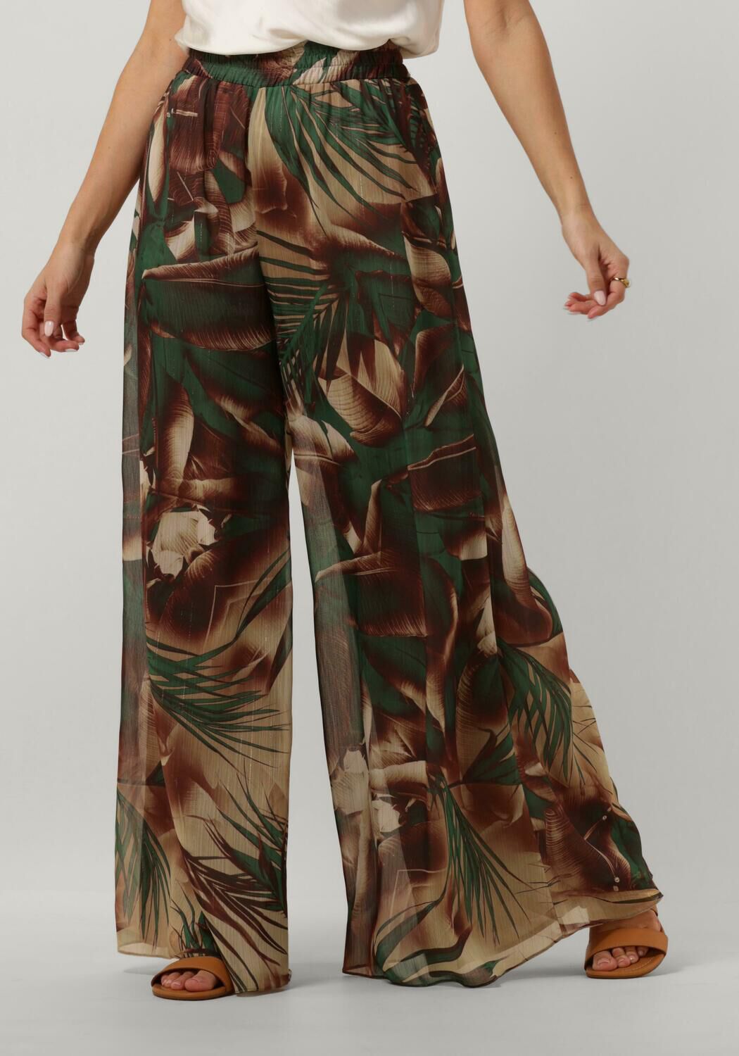 Access Wijde Broek Dames Pants Printed, Maat: 36