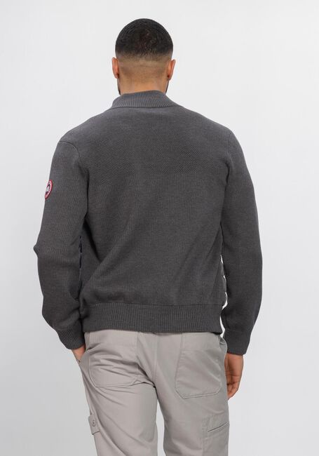 Grijze CANADA GOOSE Jack HYBRIDGE KNIT JACKET - large