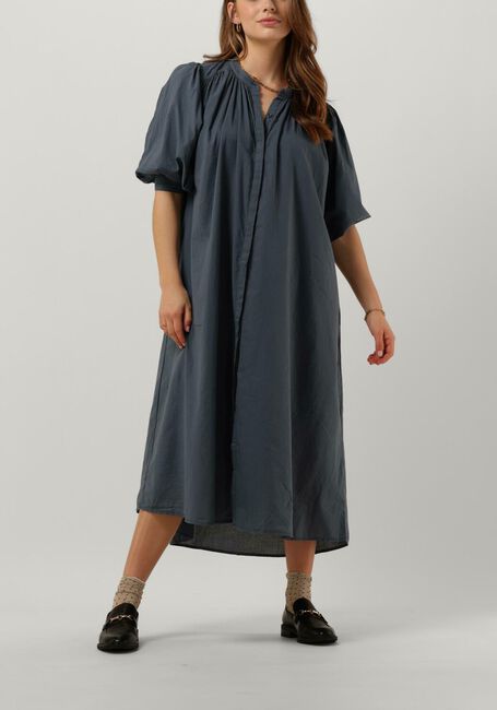 Donkerblauwe KNIT-TED Midi jurk SUSE - large