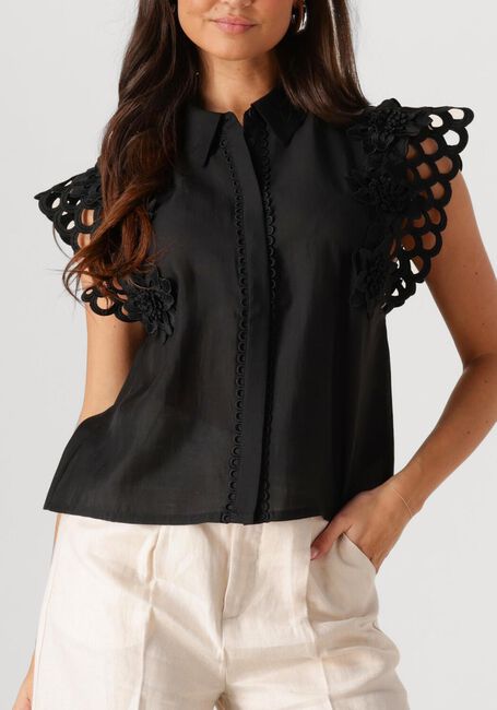 Zwarte COPENHAGEN MUSE Top MOLLY SHIRT - large