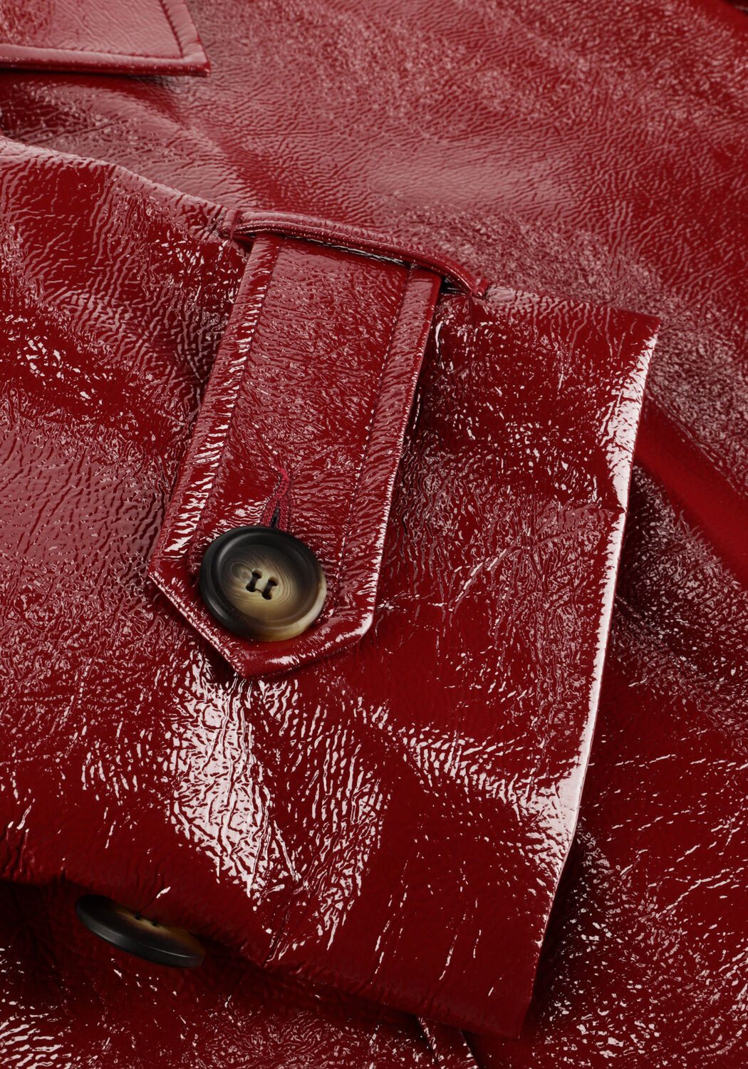 Bordeaux MON FRAC Mantel COAT LONG CRAQUELE - large