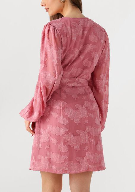 Roze AAIKO Mini jurk ELOISE CHIFFON FLOWER PES 509 - large