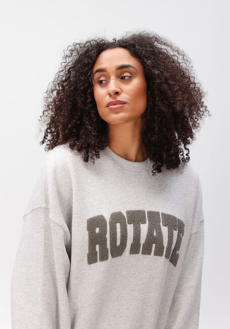 Lichtgrijze ROTATE Truien/vesten HEAVY SWEAT CREWNECK - large