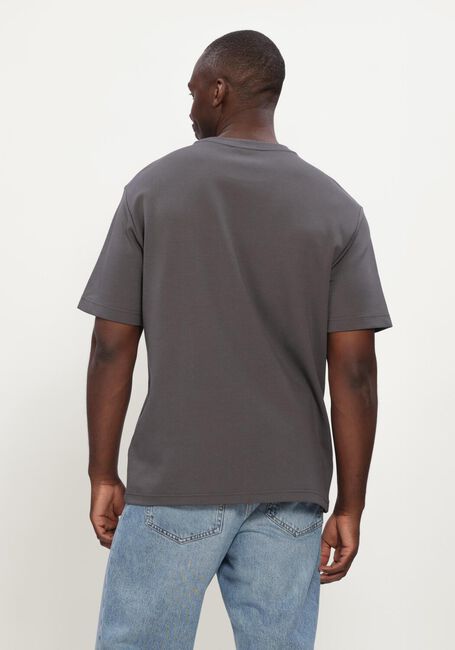 Donkergrijze NN.07 T-shirt NAT SS LOGO TEE 3457 - large