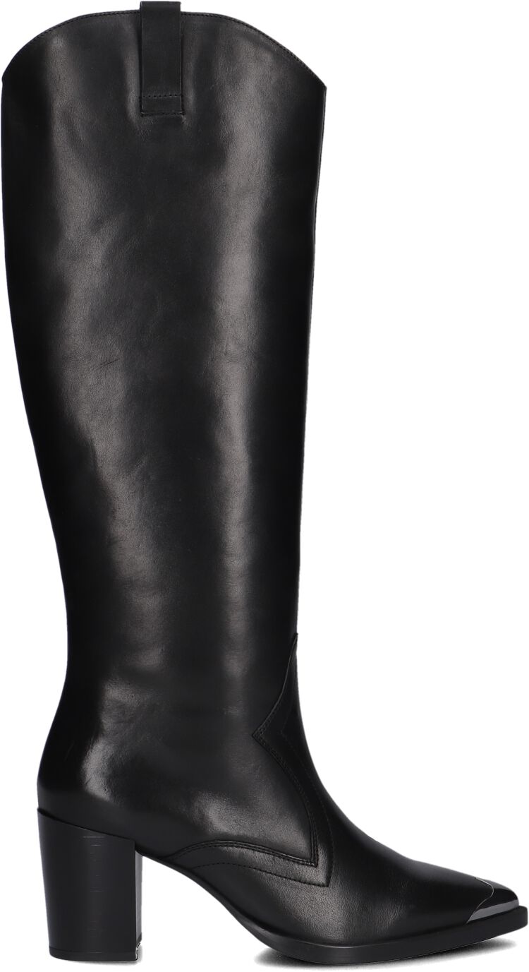 Blasz Hoge Laarzen Dames New-americana-low, Maat: 39, Materiaal: Leer, Kleur: Zwart