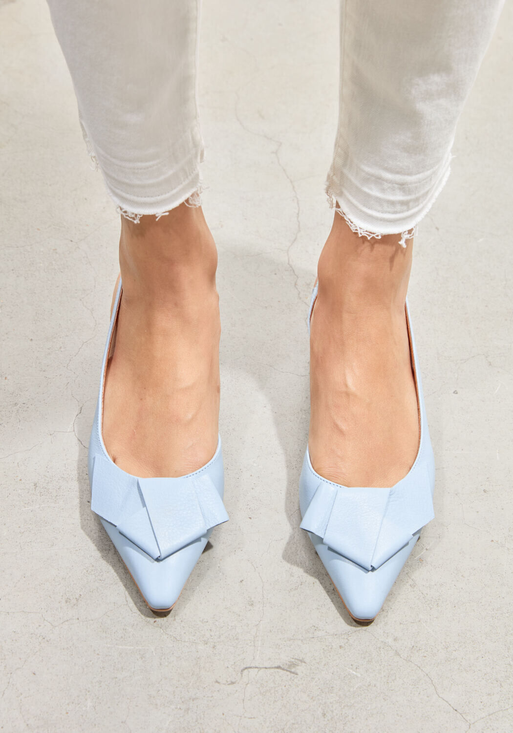 Blauwe &Aacute;NGEL ALARC&Oacute;N Slingbacks 25055 - large