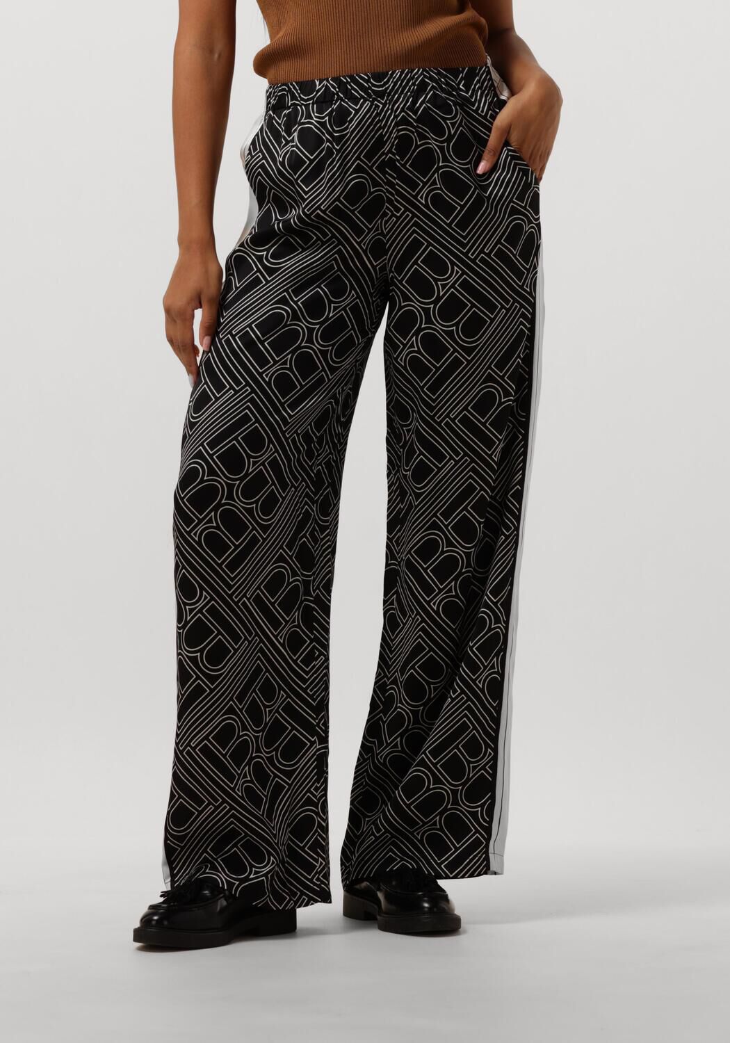 Bruuns Bazaar Wijde Broek Dames Floret Rina Pants, Maat: 34, Kleur: Zwart