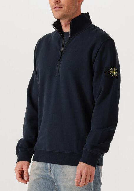 Donkerblauwe STONE ISLAND Trui LS POLO - large