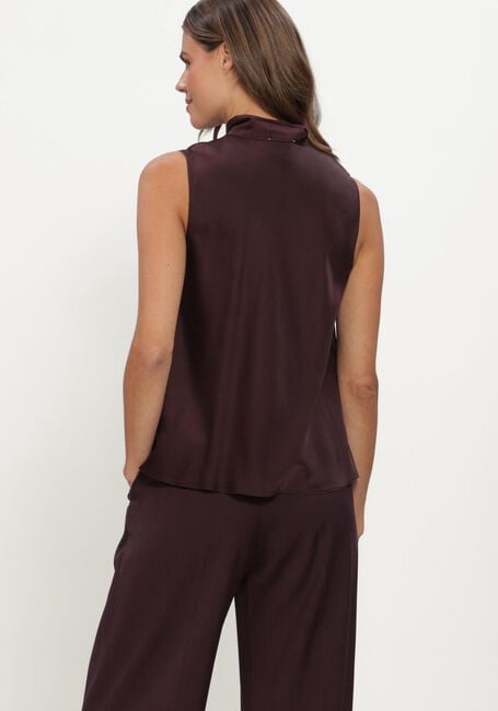 Bruine FORTE FORTE Blouses SILK SATIN LAVALLISRE TOP - large