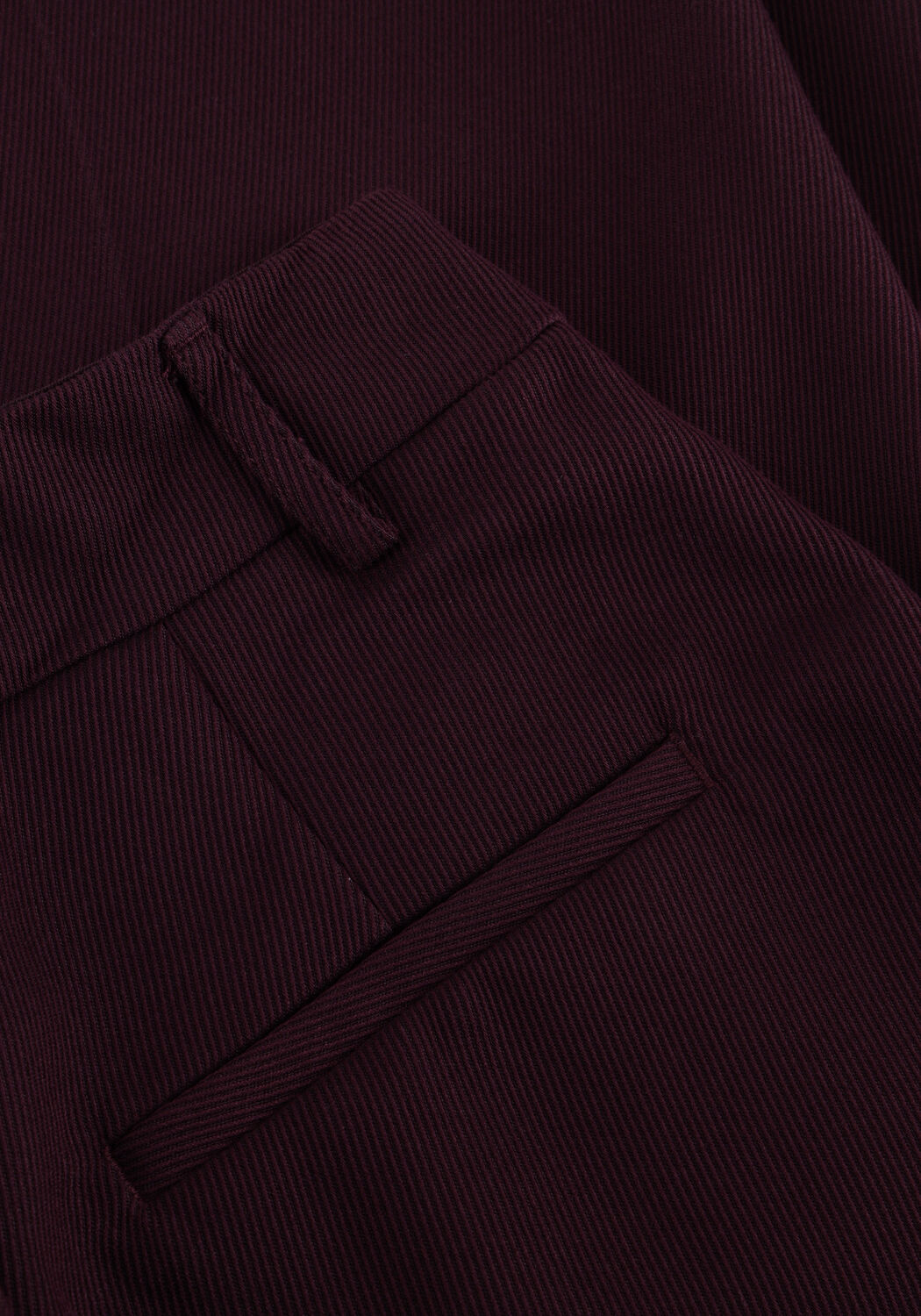 Bordeaux CO'COUTURE Wijde broek ALMIRA PLEAT LONG PANT - large