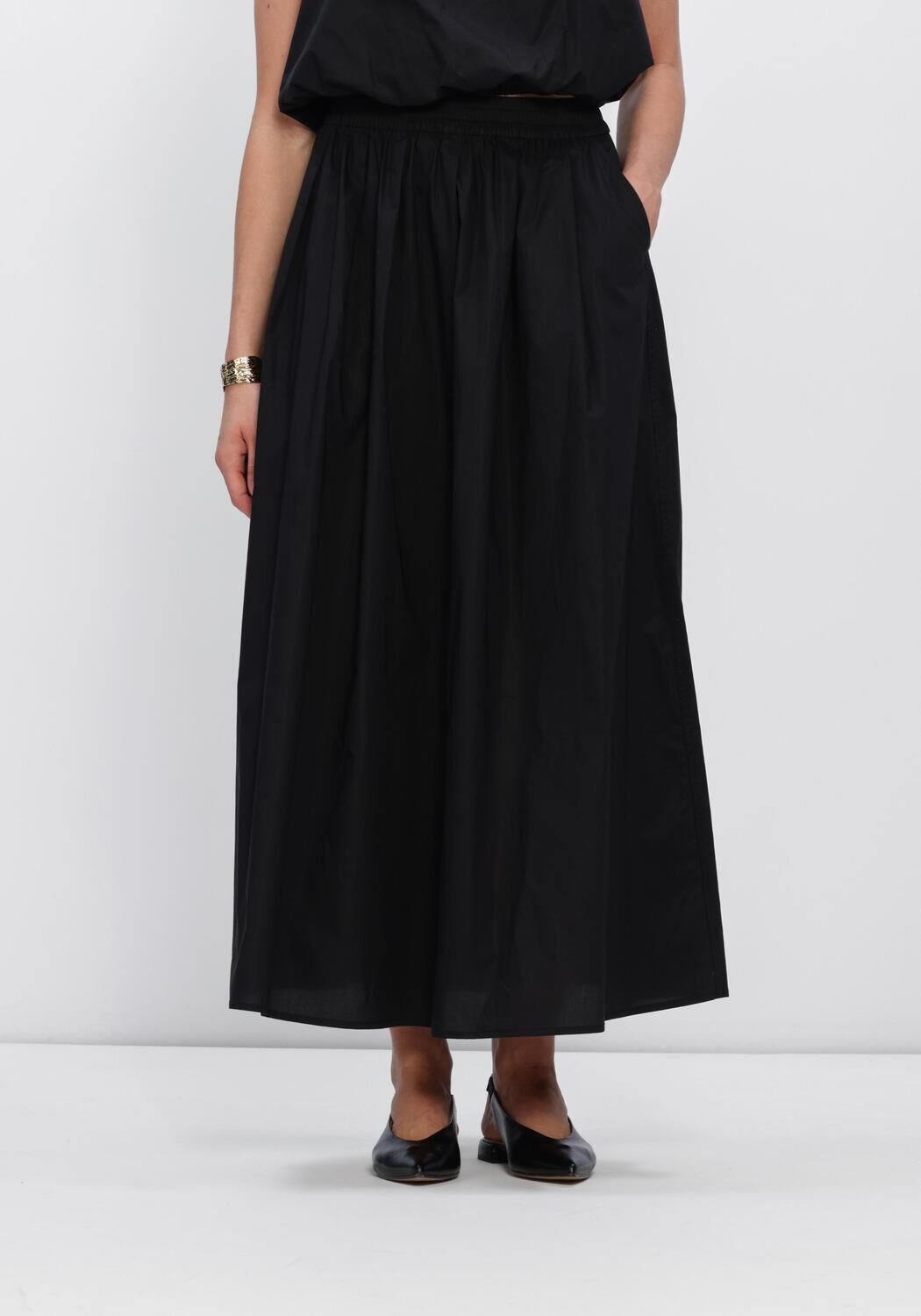 Lina Locchi Maxirok Dames Ll-adele, Maat: 38, Kleur: Zwart afbeelding 1
