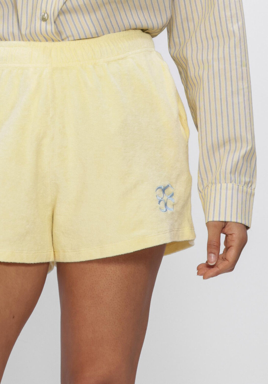Gele COUCOU Korte broek JACKIE SHORT - large