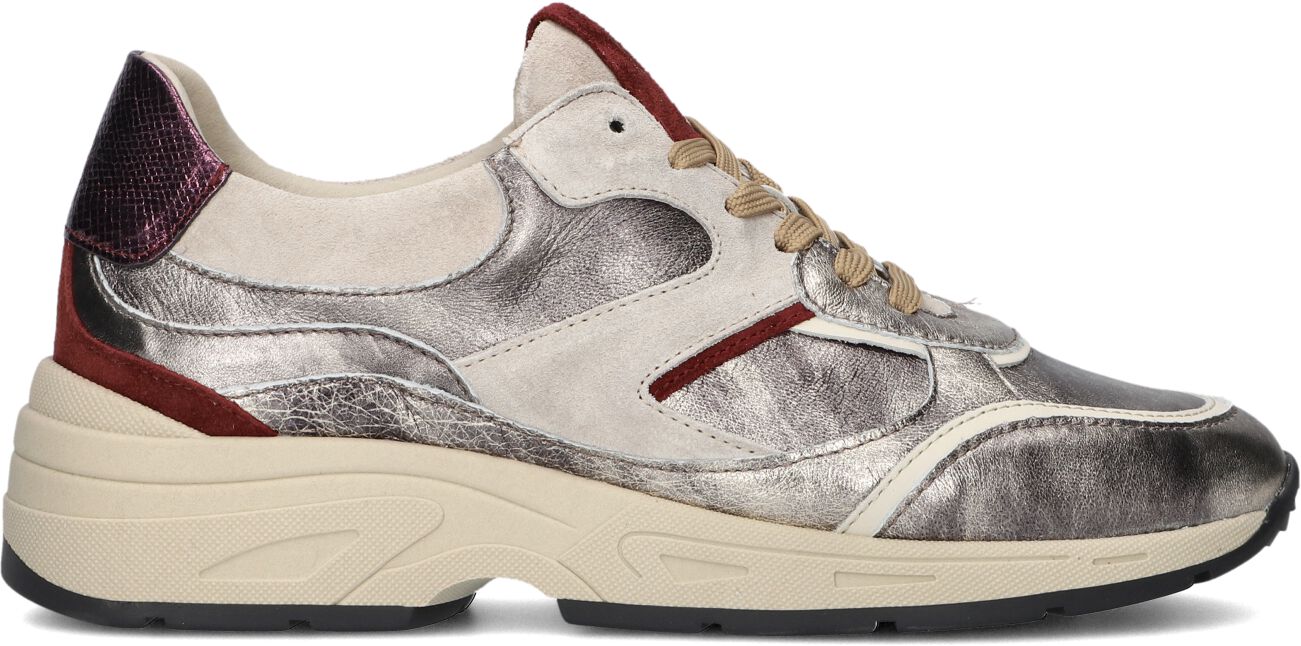 PiediNudi Lage Sneakers Dames Selva 17.01, Maat: 39, Materiaal: Leer, Kleur: Zilver