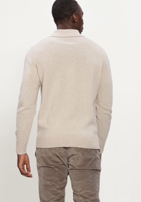 Beige FILIPPO DE LAURENTIIS Trui POLO ML LANA CASHMERE - large