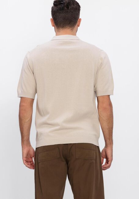 Beige FOR&Eacute;T Polo SEA COTTON LINEN SS POLO - large