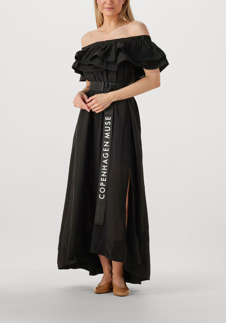 Zwarte COPENHAGEN MUSE Maxi jurk MOLLY DRESS - large