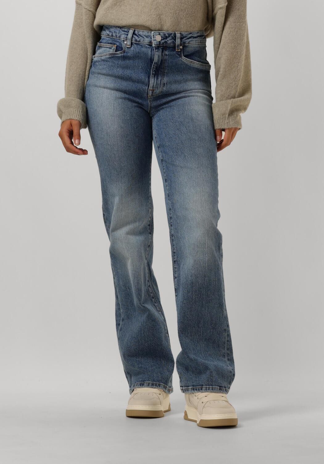 Dante6 Wide Jeans Dames Bella Wide Leg Jeans, Maat: 32, Kleur: Blauw