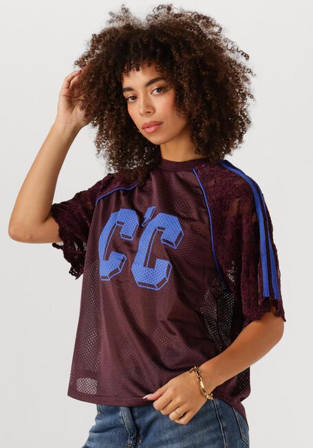Bordeaux CO'COUTURE Top TREYCC LACE TEE - large