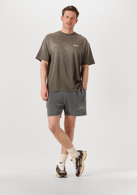 Donkergrijze REPRESENT Korte broek REPRESENT OWNERS CLUB SCRIPT SHORT - large