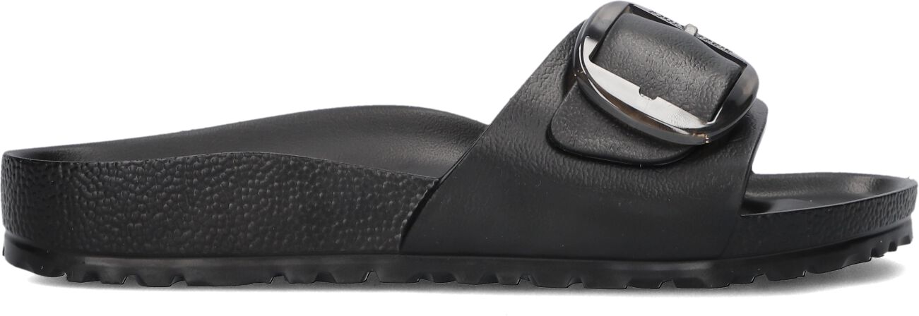 Birkenstock Slippers
Dames Madrid Big Buckle, Maat: 38, Materiaal: Rubber, Kleur: Zwart