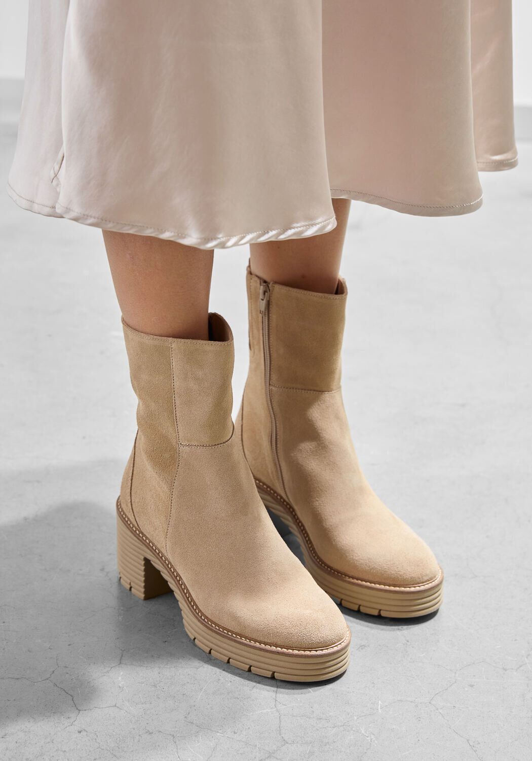 Beige SOFTWAVES Enkellaarsjes 8.88.17 | Assem
