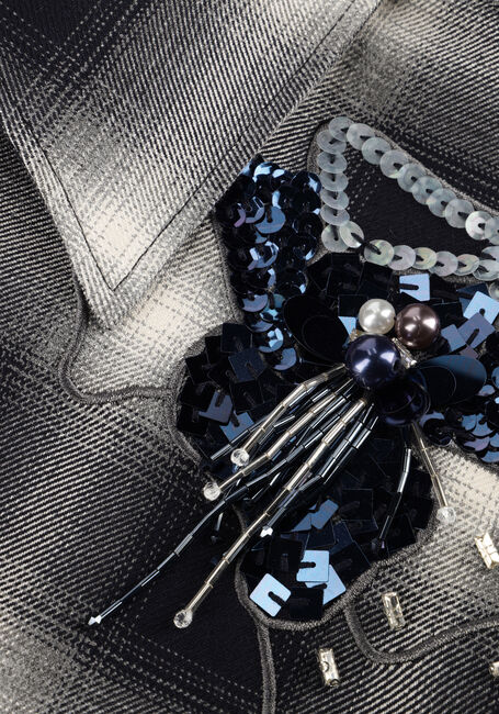 DANTE6 EASON CHECK EMBALLISHED SHIRT - large