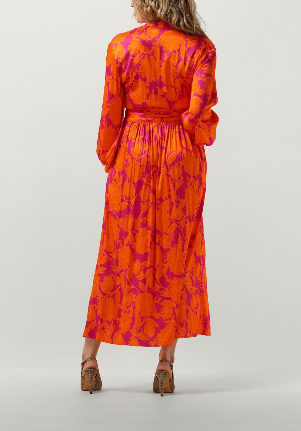 oranje janice maxi jurk noah